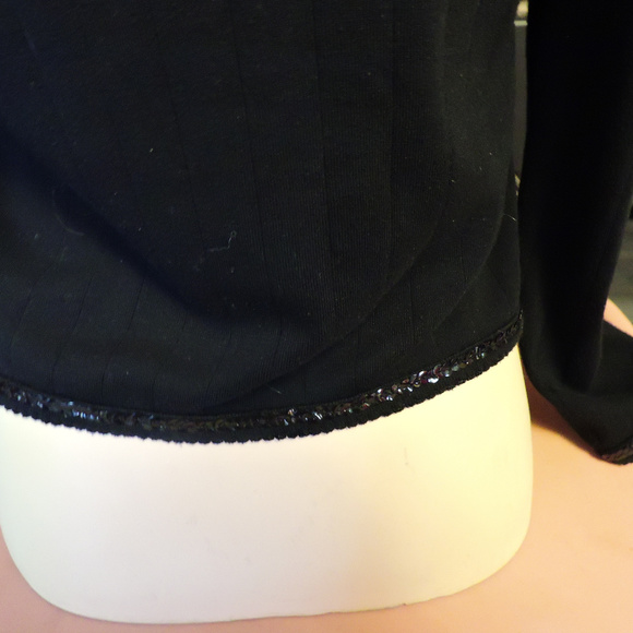 LIMITED TOO snap front top  sz 14/Large ...  black - Picture 4 of 6